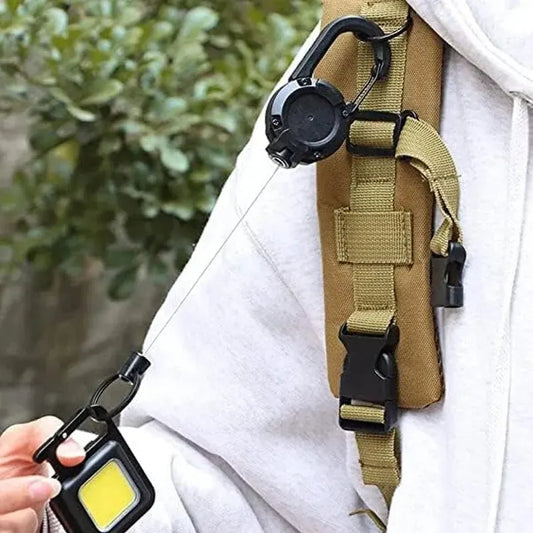 Retractable Wire Keychain