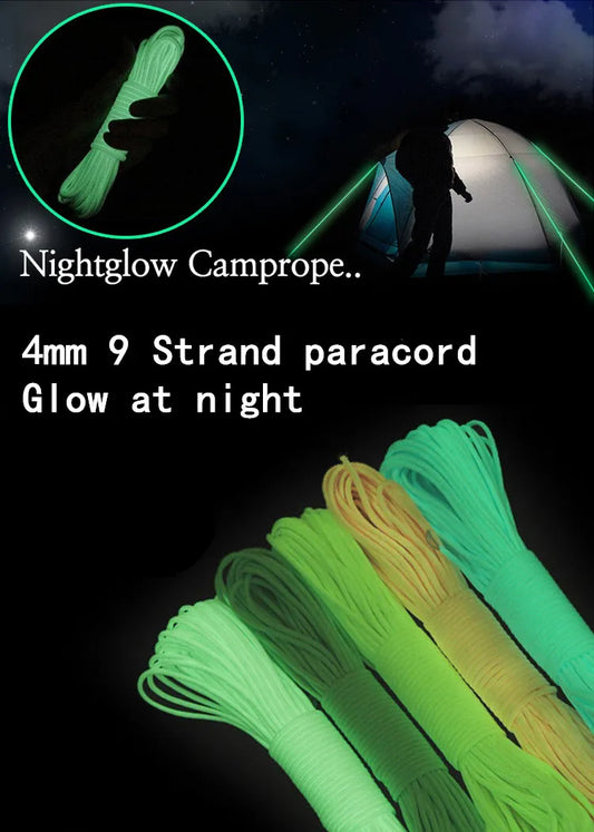 Night glow 9 Strand Paracord 550